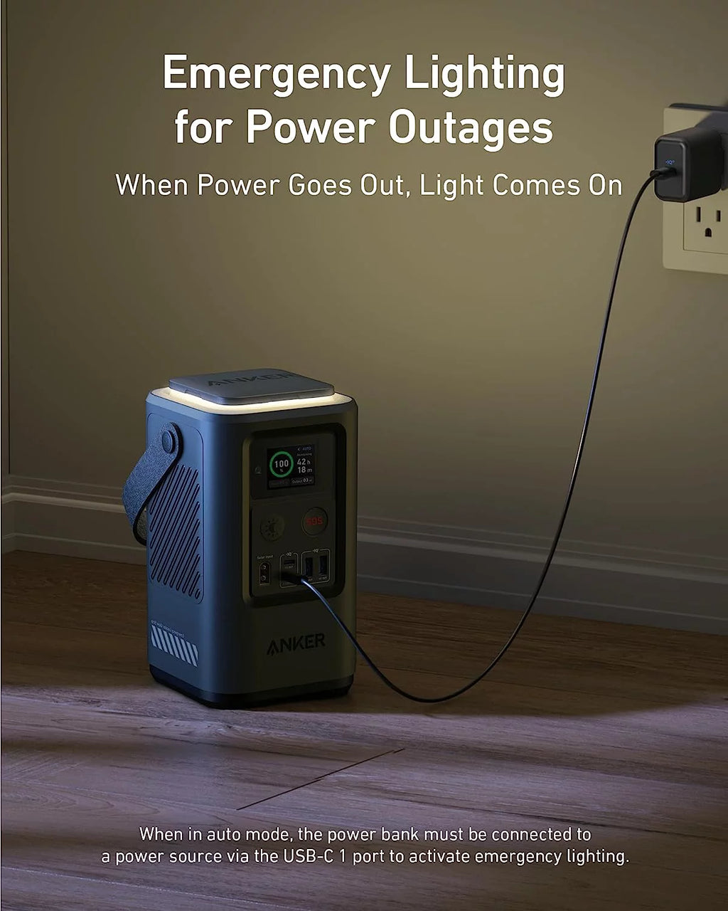 60,000mAh LiFePO4 Portable Charger with Smart Digital Display W468422