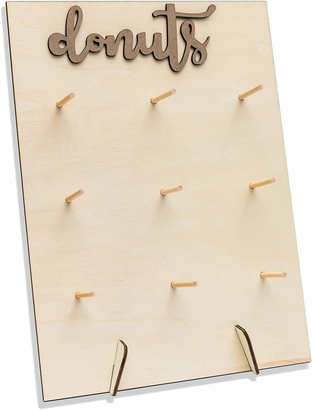 Wood Doughnuts Display Stand Q73105