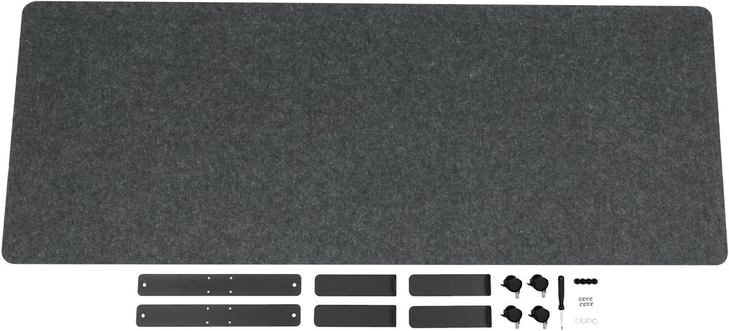 Dark Gray Freestanding Acoustic Room Divider Panel H318