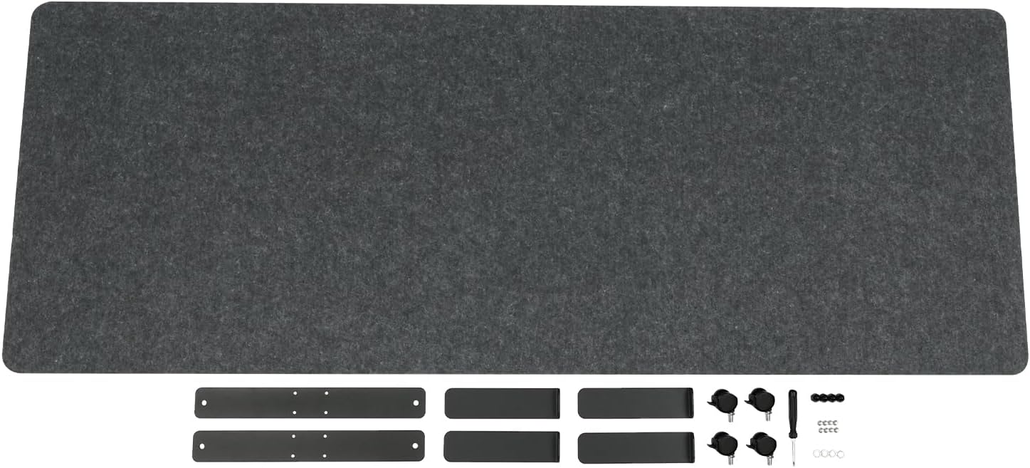 Dark Gray Freestanding Acoustic Room Divider Panel H318