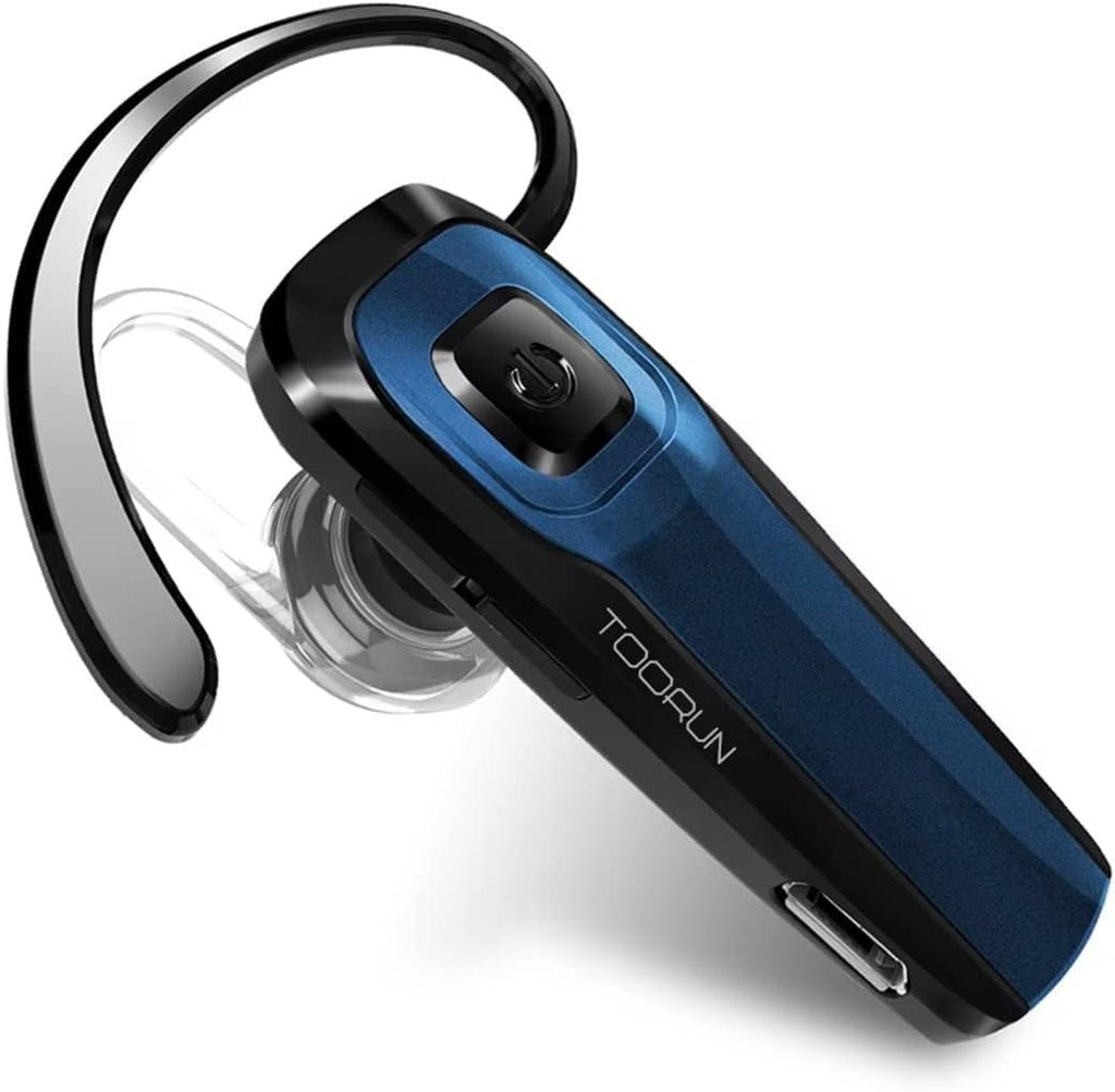Blue Bluetooth Wireless Earpiece with Microphone V7258