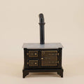 Black Iron Miniature Range Cooker Stove Dollhouse Toy D9390