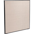60-1/4"W x 60"H Tan Office Partition Panel T923