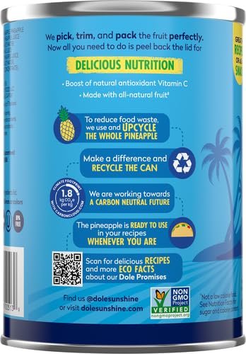 Pineapple Tidbits in 100% Pineapple Juice, 20 Oz (Pack of 6) A715181