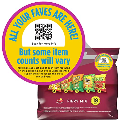 Classic Mix Chips Variety Pack, 1oz Bags, 18 Pack P63705