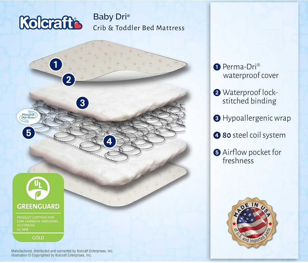 Baby Dri Crib & Toddler Mattress V318