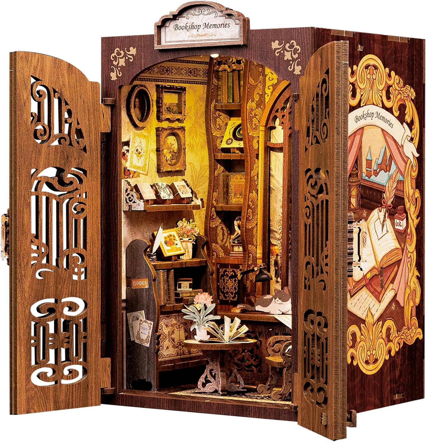 3D Wooden Puzzle Book Nook Kit L1471