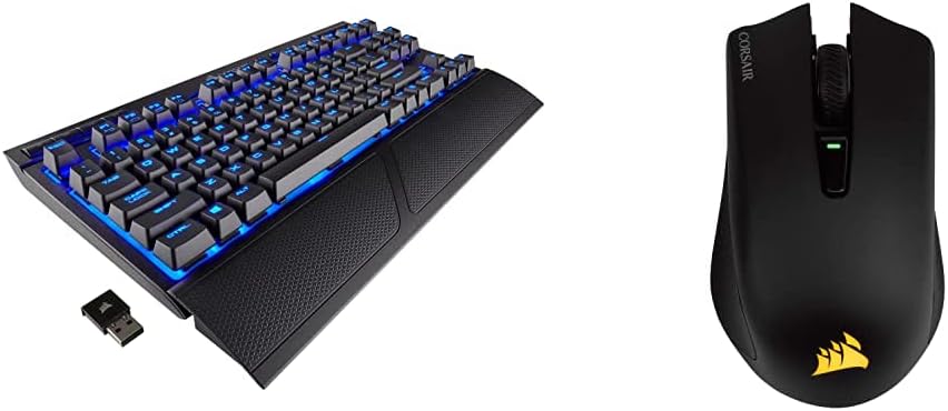 Wireless Mechanical Gaming Keyboard with Blue LED Backlit Cherry MX Red R785