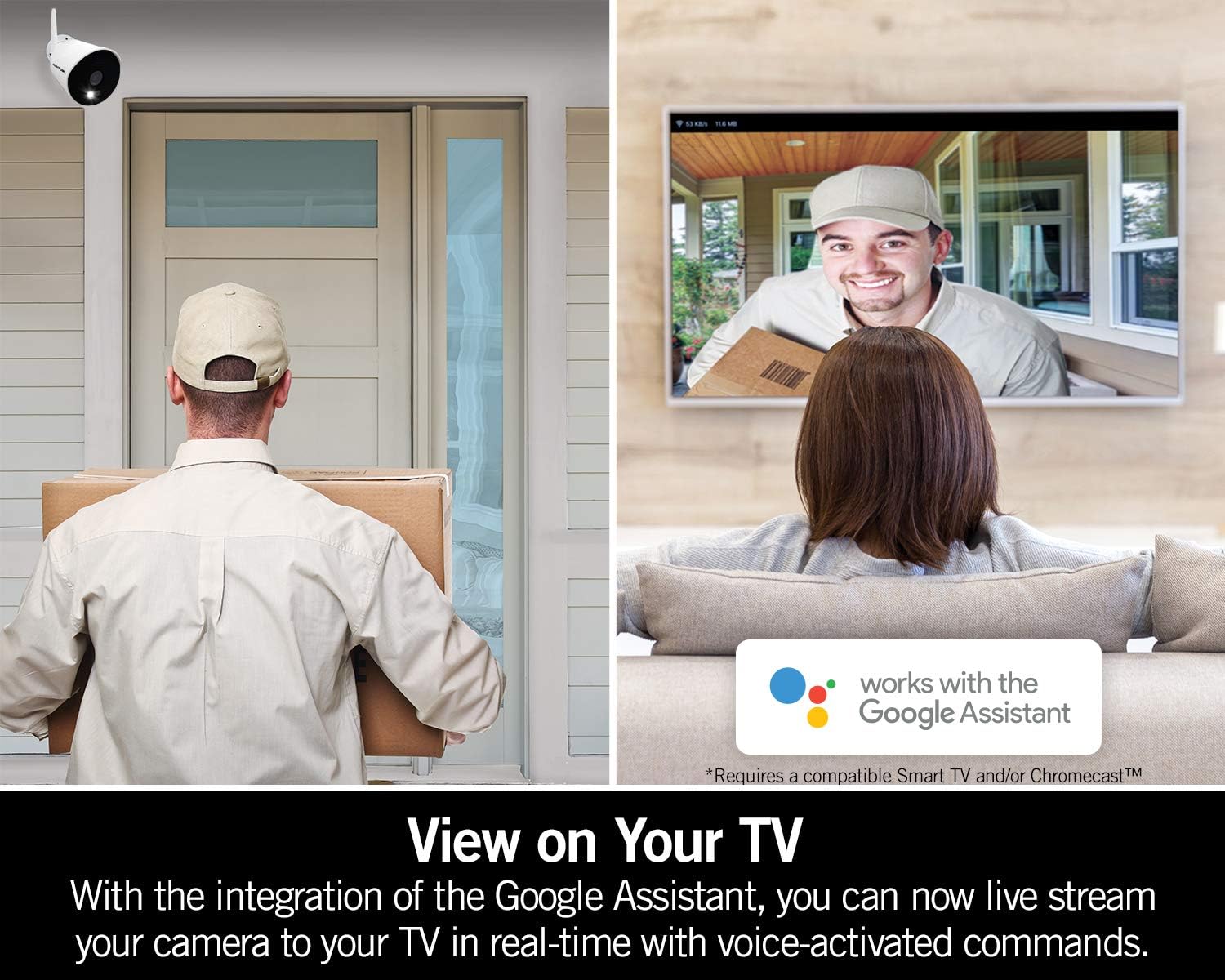1080p HD Wi-Fi Indoor/Outdoor Camera with Night Vision Z769