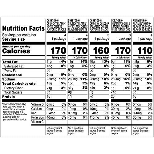 Classic Mix Chips Variety Pack, 1oz Bags, 18 Pack P63705