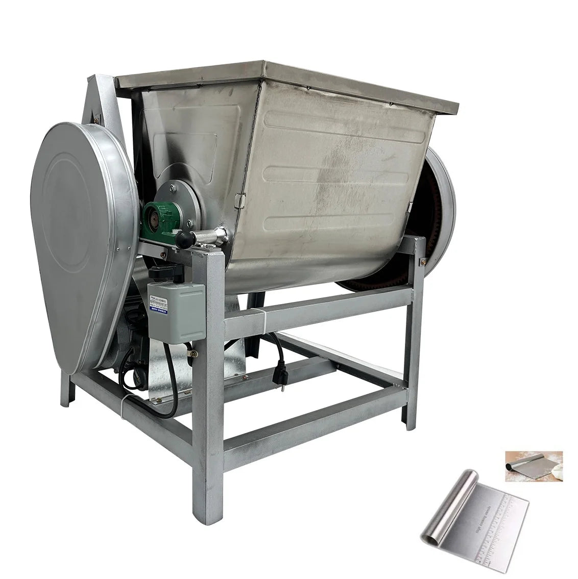 Commercial Electric Dough Mixer 50QT Stainless Steel Q635