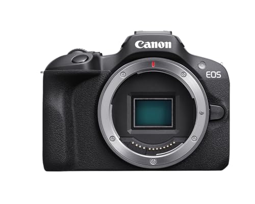 Black Mirrorless Camera with RF-S18-45mm Lens Kit, 24.1 Megapixel, 4K Video E258