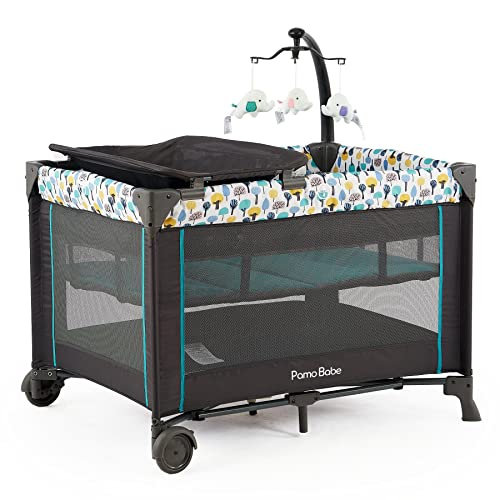 Portable Baby Playpen with Detachable Bassinet and Changing Table D115831