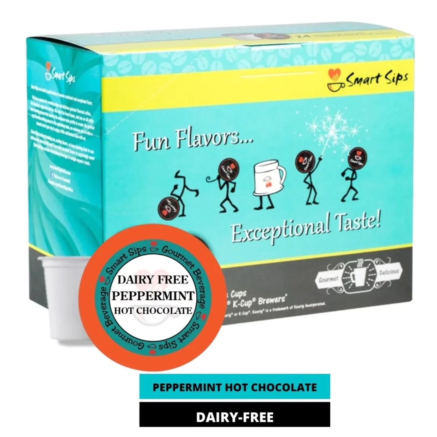 Dairy-Free Peppermint Hot Chocolate Pods W7836