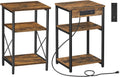 3-Tier End Table with Charging Station and USB Ports G4072