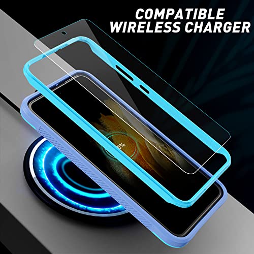 Black Rugged Shockproof Case with Kickstand for Samsung Galaxy S23 Ultra H406