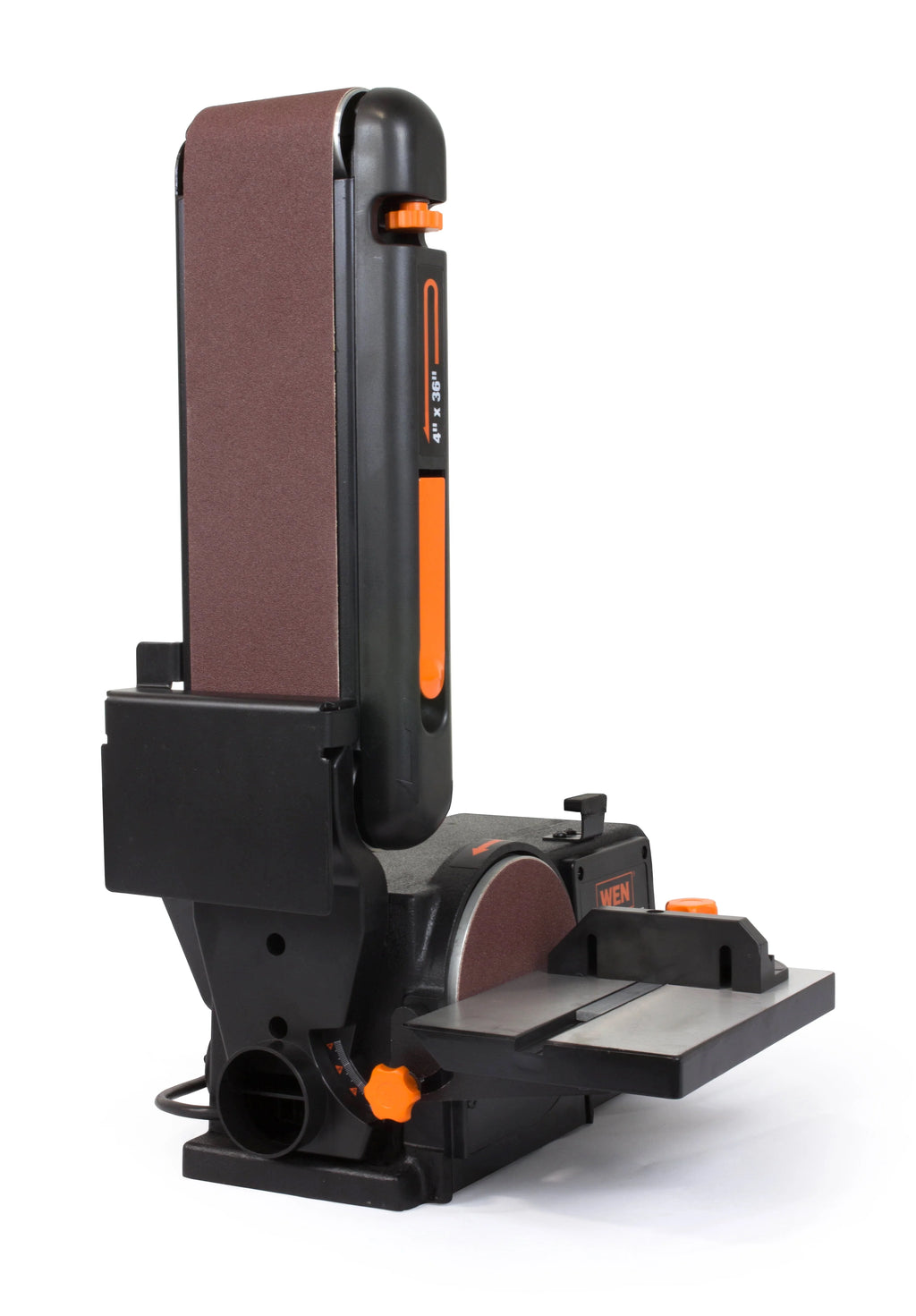 4.3-Amp 4 x 36 in. Belt and 6 in. Disc Sander with Cast Iron Base H2689