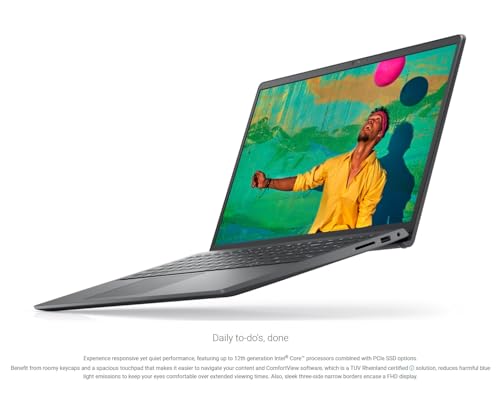 15.6" FHD LED Display Intel Core i3 8GB RAM 256GB SSD Windows 11 Home Black Laptop V6384