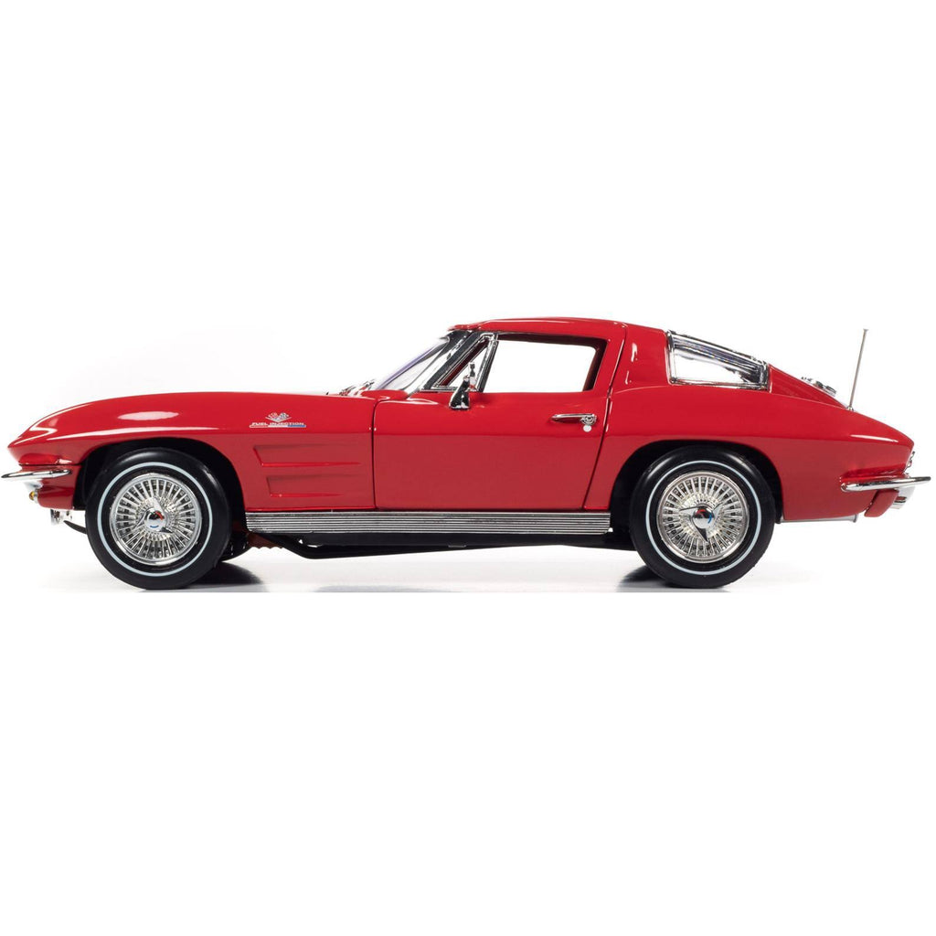 Riverside Red with White Stripes 1/18 Diecast Model Car L395524