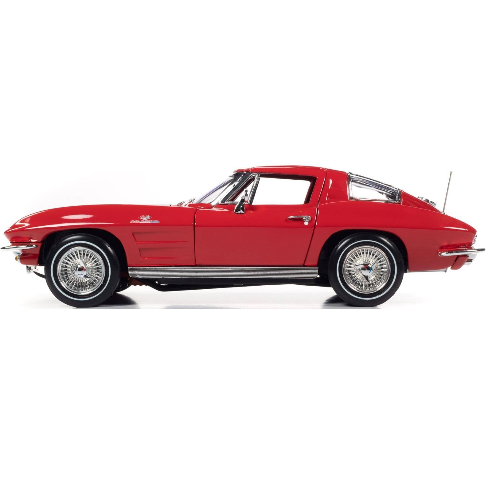 Riverside Red with White Stripes 1/18 Diecast Model Car L395524