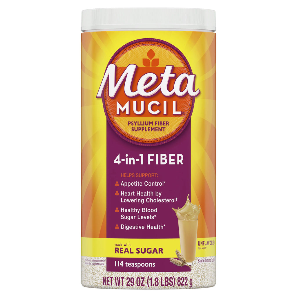 Sugar No Flavor Psyllium Fiber Supplement Powder 114 Tbsp Y177197