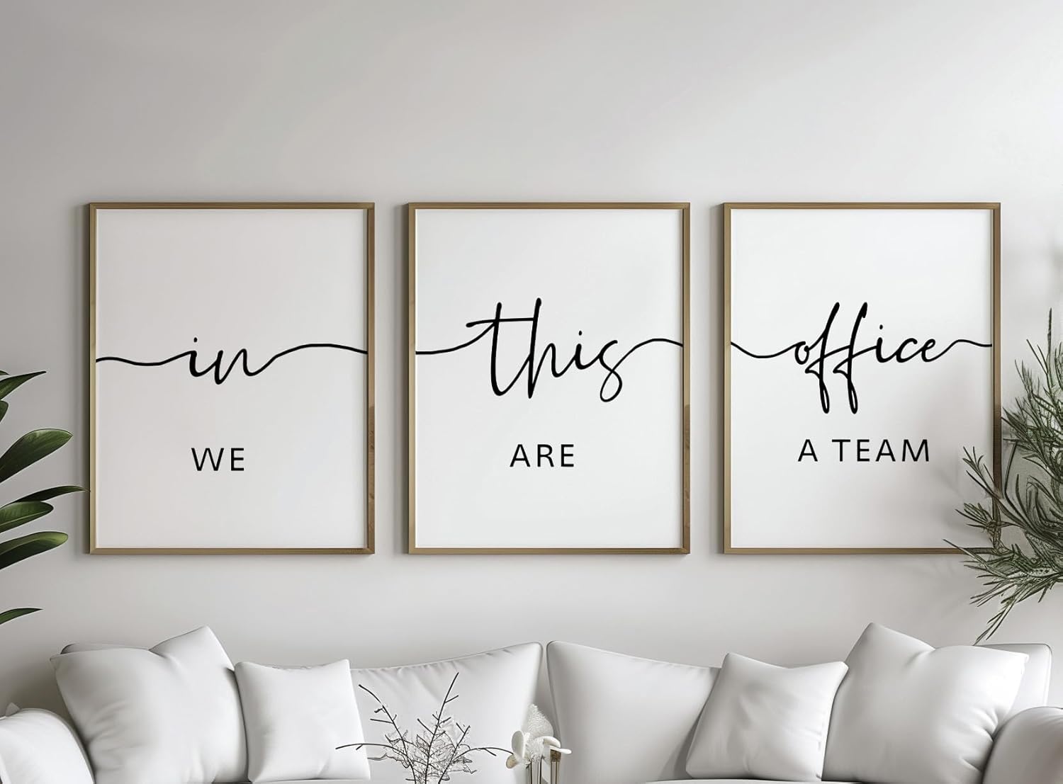 Set of 3 Prints, Typography Art, Unframed D722